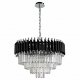 Подвесная люстра Natali Kovaltseva Darian DARIAN 76017/10C CHROME BLACK. 