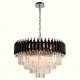 Подвесная люстра Natali Kovaltseva Darian DARIAN 76017/10C CHROME BLACK. 