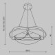 Подвесной светильник Maytoni Breeze MOD281PL-L45BS3K. 