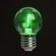 Лампа светодиодная Feron E27 2W зеленый прозрачная LB-383 48935. 