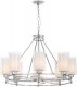 Подвесная люстра Lumina Deco Marietta LDP 8025-8 CHR+WT. 