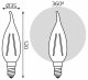 Лампа светодиодная Gauss Filament Elementary E14 10Вт 2700K 42110. 
