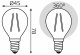 Лампа светодиодная Gauss Filament Elementary E14 8Вт 2700K 52118. 