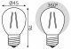 Лампа светодиодная Gauss Filament Elementary E27 10Вт 4100K 52220. 