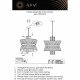 Подвесной светильник Aployt Virzhiniya APL.781.03.12. 