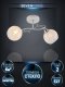 Потолочная люстра Seven Fires Saffi SF3374/2C-WT-CR-WT. 