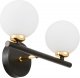 Бра Lumina Deco Marsiada LDW 6033-2 BK+F.GD. 