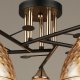 Потолочная люстра Reluce 03674-0.3-05 BK+FG. 