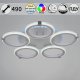 Потолочная люстра Reluce 06319-3.3-05 WH+CR (RGB). 