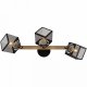 Спот Reluce 01591-3.3-03B BK+FGD+WOOD. 