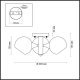 Потолочная люстра Lumion Sophie 3784/3C. 
