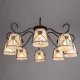 Потолочная люстра Arte Lamp Fortuna A5495PL-8BR. 