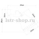 Настенный светильник Arte Lamp Luned A2214AP-1SS. 