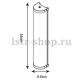 Настенный светильник Arte Lamp Aqua A5210AP-4CC. 