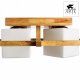 Потолочная люстра Arte Lamp Woods A8252PL-4BR. 