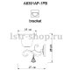 Бра Arte Lamp Cono A8391AP-1PB. 