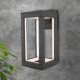 Уличный настенный светодиодный светильник Elektrostandard Frame 1527 Techno Led серый a051856. 