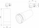 Трековый светодиодный светильник Elektrostandard Vary 85517/01 черный a063262. 