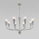 Подвесная люстра Eurosvet Rhyton 60167/8 никель. 