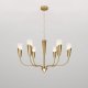 Подвесная люстра Eurosvet Rhyton 60167/6 латунь. 