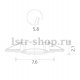 Точечный встраиваемый светильник Arte Lamp Basic A2103PL-1SS. 