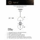 Подвесной светильник Aployt Ludovica APL.860.06.06. 