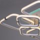Потолочная светодиодная люстра Reluce 06321-3.3-4+4A WH+CR (RGB). 