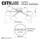Потолочная люстра Citilux Atman Smart CL226A161. 