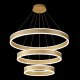 Подвесная светодиодная люстра Crystal Lux MUCHOS SP158W LED GOLD. 
