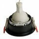 Светильник встраиваемый Feron DL3102 потолочный MR16 G5.3  черный + черный хром 51402. 