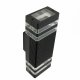 Светильник садово-парковый  Feron.ONE DH0807-P, на стену вверх/вниз,  2*GU10 220-240V, черный пластик 51539. 