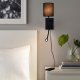 Бра Reluce 86210-9.2-001KT LED3W+E14 BK. 