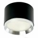 Светильник потолочный Feron Barrel DUET HL459 12W, 230V,GX53, черный + хром IP20. 