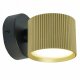 Светильник  настенный Feron HL4580 ARIA 12W, 230V,GX53, золото+черный IP20. 