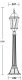 Наземный фонарь Oasis Light ASTORIA 2M 91407M Gb овал. 