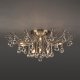 Потолочная люстра Eurosvet 10042/12 античная бронза/прозрачный хрусталь. 