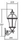 Настенный фонарь Oasis Light уличный ROMA L 95201L/02 Gw. 