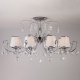 Потолочная люстра Eurosvet 10021/8 хром/прозрачный хрусталь Strotskis. 