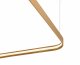 Подвесной светодиодный светильник Italline IT013-6031 gold 3000K. 