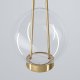 Подвесной светодиодный светильник Eurosvet Frasco 50267/1 LED латунь. 