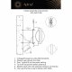 Накладной светильник Aployt Abeliya APL.343.01.08. 