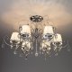 Потолочная люстра Eurosvet 10021/6 хром/прозрачный хрусталь Strotskis. 