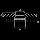 Точечный встраиваемый светильник Lightstar Forte Inca 214820. 