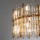 Подвесная люстра Arte Lamp Crystalla A4111LM-16GO. 