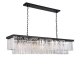 Подвесная люстра DeLight Collection 1920s Odeon KR0387P-12C/P black/clear. 