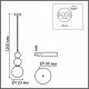 Подвесной светильник Lumion Bonbones 8257/1. 