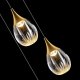 Подвесной светильник DeLight Collection Stilla MD24001004-3A gold/clear. 