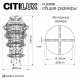 Подвесная люстра Citilux ETERA CL322090. 