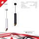 Подвесной светильник Reluce Technical 16007-0.9-001LD 300mm GU10 WT+GD. 