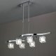 Подвесная люстра Mantra Cuadrax Chrome 0955. 